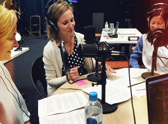 LPL Financial employees recording a podcast